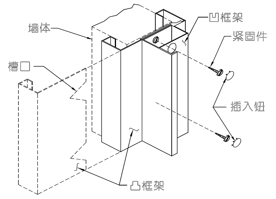 HKS-35型住宅隔聲門(mén)快裝式開(kāi)口框架特點(diǎn)